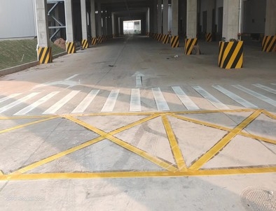 济源济源厂区道路标线施工